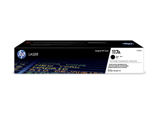 HP W2070A Negro Cartucho de Toner Original - 117A