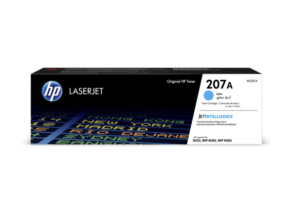 HP W2211A Cyan Cartucho de Toner Original - 207A