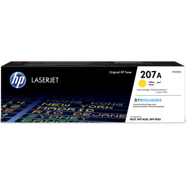 HP W2212A Amarillo Cartucho de Toner Original - 207A