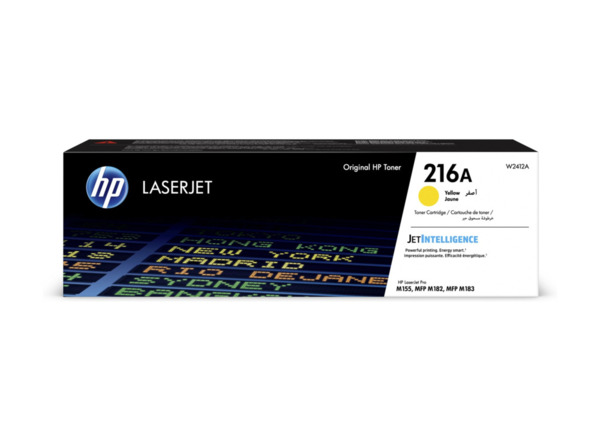 HP W2412A Amarillo Cartucho de Toner Original - 216A