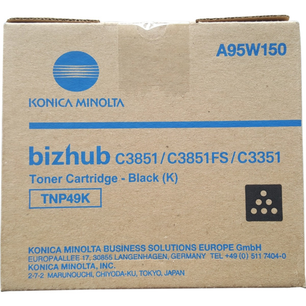 Konica Minolta TNP49 Negro Cartucho de Toner Original - TNP49K/A95W150