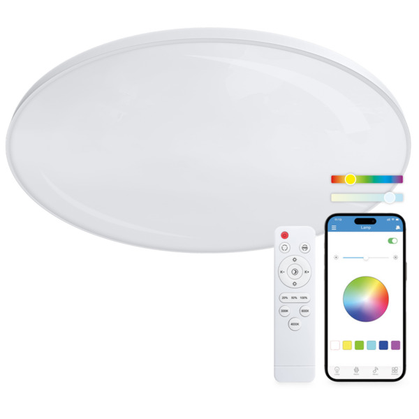 Ksix Halo Smartled Panel RGBIC - Control por APP - 90W - 47cm