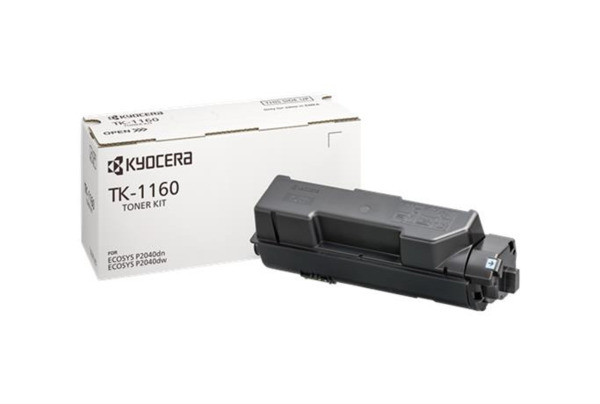 Kyocera TK1160 Negro Cartucho de Toner Original - 1T02RY0NL0