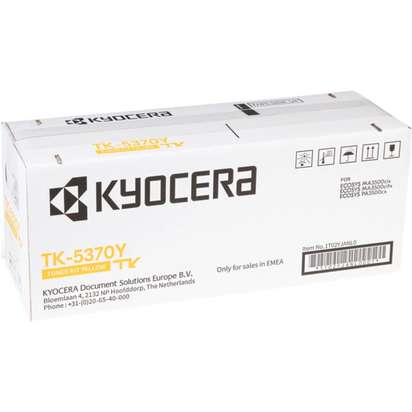 Kyocera TK5370 Amarillo Cartucho de Toner Original - 1T02YJANL0/TK5370Y