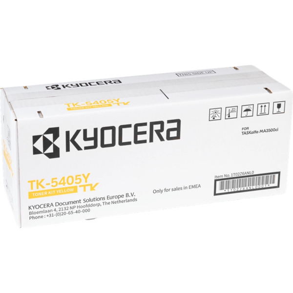 Kyocera TK5405 Cyan Cartucho de Toner Original - 1T02Z6ANL0/TK5405Y