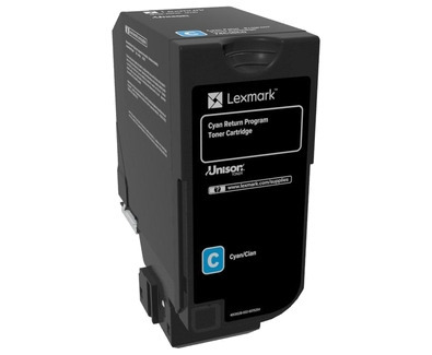 Lexmark CS720/CS725/CX725 Cyan Cartucho de Toner Original - 74C20C0