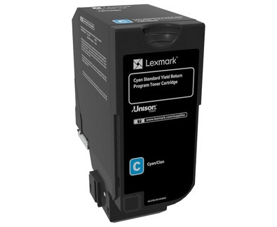 Lexmark CS720/CS725/CX725 Cyan Cartucho de Toner Original - 74C2SC0