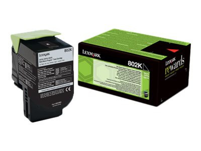 Lexmark CX310/CX410/CX510 Negro Cartucho de Toner Original - 80C20K0/802K