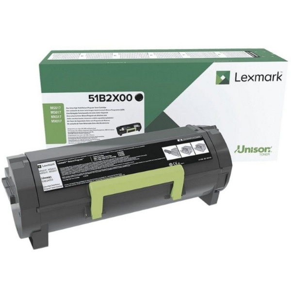 Lexmark MS517/MS617/MX517/MX617 Negro Cartucho de Toner Original - 51B2X00