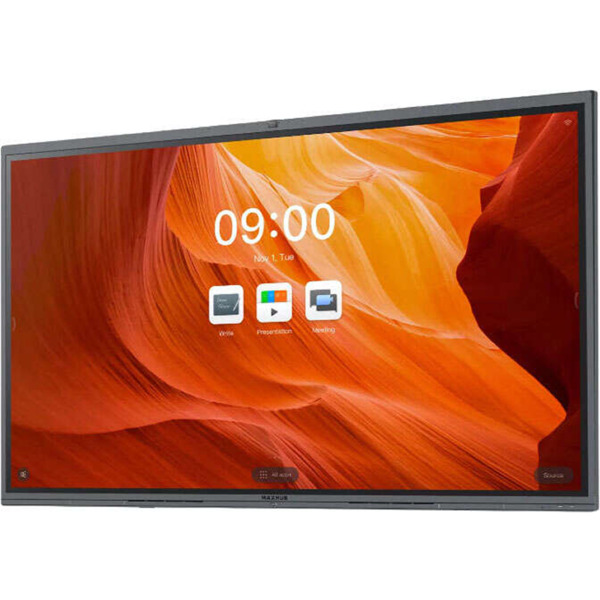 Maxhub V6 Classic Pantalla Interactiva 75" LED VA UHD 4K - Respuesta 8.5ms - 16:9 - Camara 48MP - 20 Puntos de Contacto - HDMI,