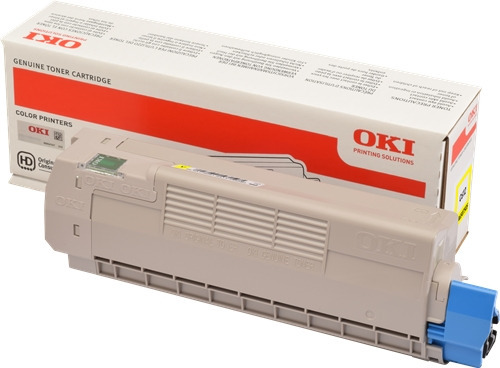 OKI C612 Amarillo Cartucho de Toner Original - 46507505