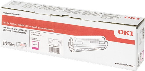 OKI C824/C834/C844 Magenta Cartucho de Toner Original - 47095702