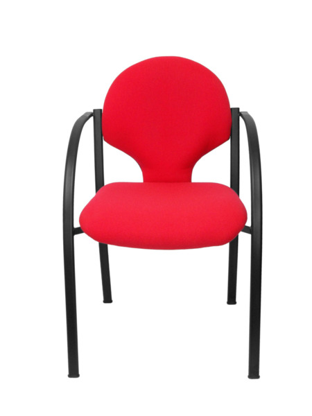 Pack 2 Silla de oficinas Hellin chasis negro bali rojo (2)