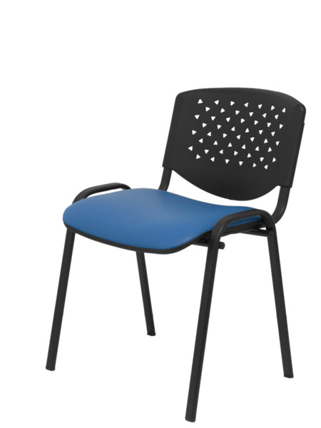 Pack 4 Silla de oficinas Petrola similpiel azul (3)