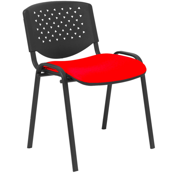 Pack 4 Silla de oficinas Petrola similpiel rojo