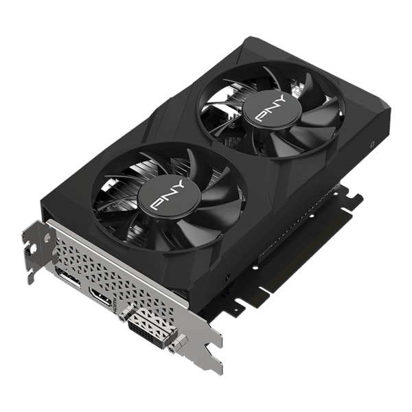 PNY GeForce GTX 1650 Verto Tarjeta Grafica 4GB GDDR6 Dual Fan - PCIe 3.0, HDMI, DisplayPort, DVI-D