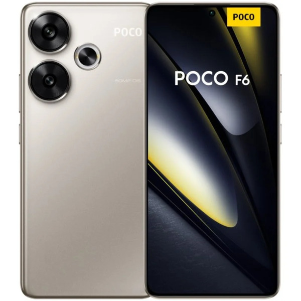 Poco F6 5G Smartphone Pantalla AMOLED 6.67" - 8GB - 256GB - Camara Principal 50MP - Bateria 5000mAh - Admite Carga de 90W - Colo