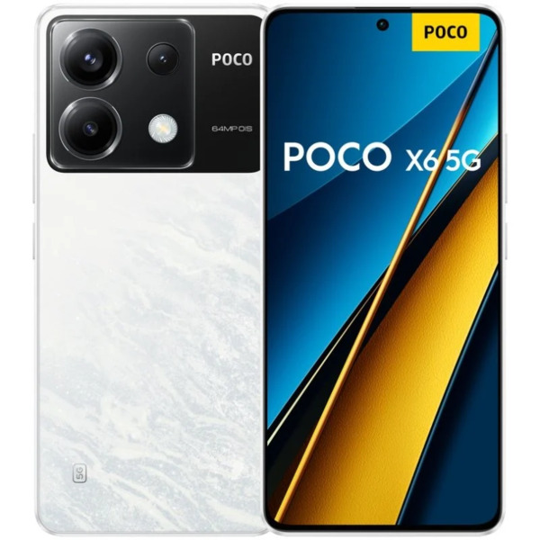 Poco X6 5G Smartphone Pantalla AMOLED 6.67" 1.5K - 12GB - 256GB - Camara Principal 64MP - Bateria 5000mAh - Admite Carga de 67W