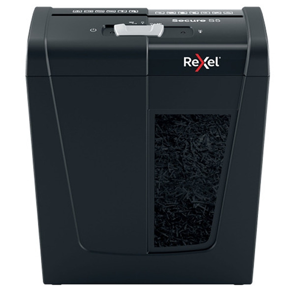 Rexel Secure S5 Destructora de Papel Manual Corte a Tiras - Destruye hasta 5 Hojas - 10L