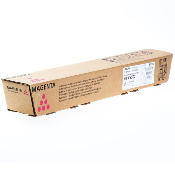 Ricoh Aficio MPC3502 MPC3002 Magenta Cartucho de Toner Original - 842018