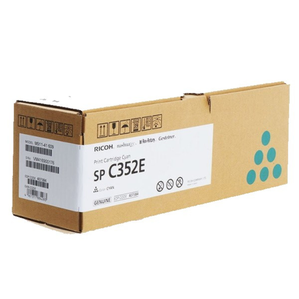 Ricoh SP C352E Cyan Cartucho de Toner Original - 408216/SP C352E