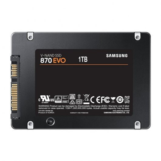 Samsung 870 EVO Disco Duro Solido SSD 1TB 2.5 SATA3