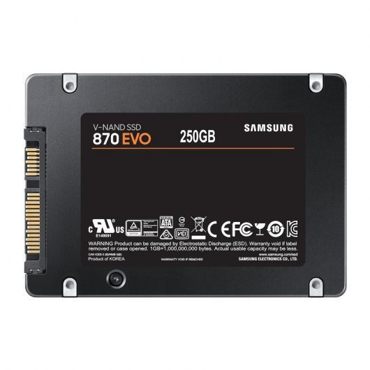 Samsung 870 EVO Disco Duro Solido SSD 250GB 2.5 SATA3