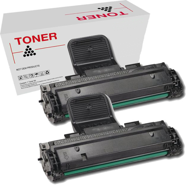 SCX-D4725A / SV189A pack 2 cartuchos de toner compatible con Samsung SCX4725 de alta calidad