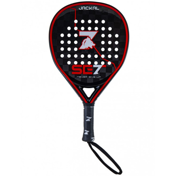 Set Jackal Pala de Padel - Forma Lagrima - Marco 100% Carbono - Cara 100% Carbono 18K - Nucleo Goma Black Eva Soft Ultra