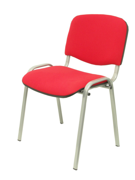 Silla Alcaraz arán rojo chasis gris (1)