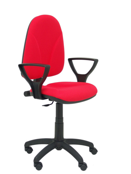 Silla de oficina Algarra bali rojo brazos fijos (1)