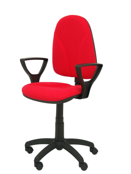 Silla de oficina Algarra bali rojo brazos fijos (3)