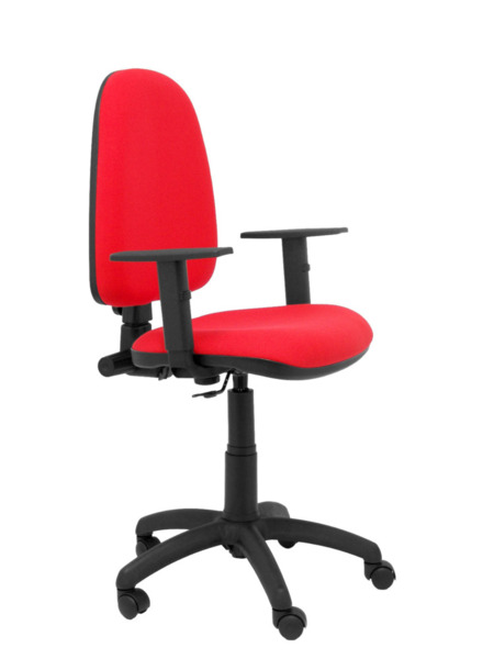 Silla de oficina Ayna bali rojo brazos regulables