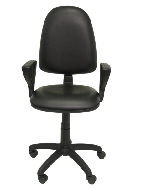 Silla de oficina Ayna similpiel negro con brazos (2)