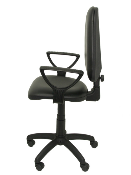 Silla de oficina Ayna similpiel negro con brazos (4)