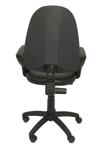 Silla de oficina Ayna similpiel negro con brazos (6)