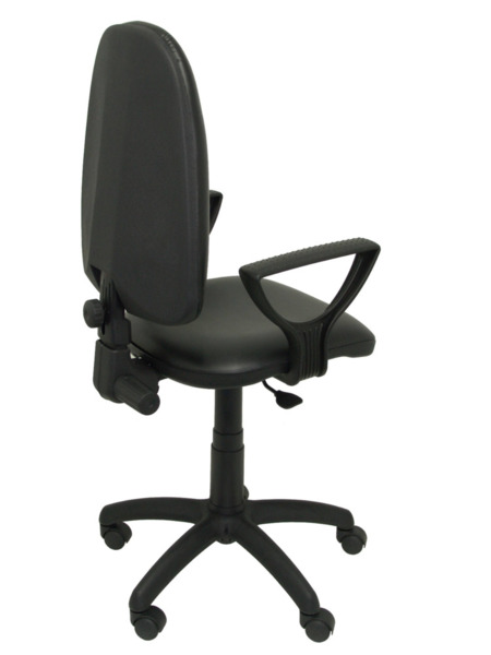 Silla de oficina Ayna similpiel negro con brazos (7)