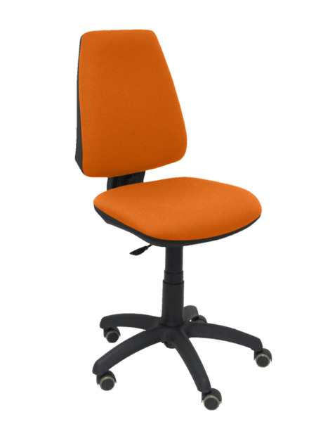 Silla de oficina Elche CP bali naranja ruedas de parquet (1)