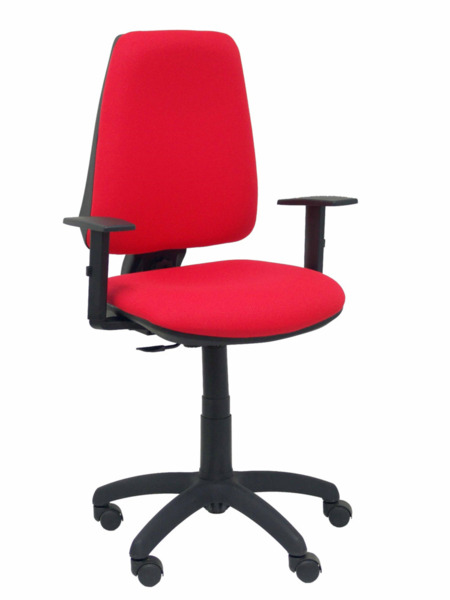 Silla de oficina Elche CP bali rojo brazos regulables (1)