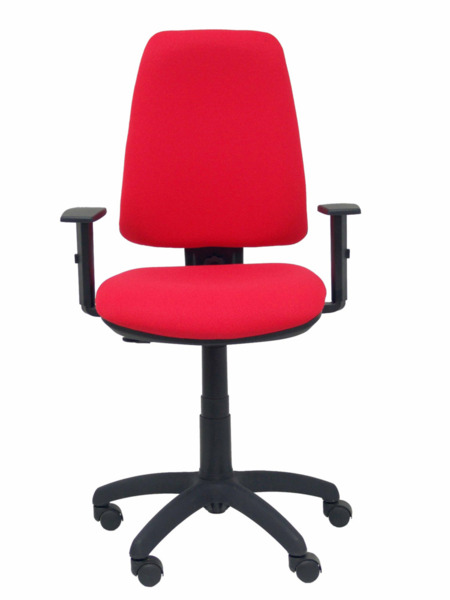 Silla de oficina Elche CP bali rojo brazos regulables (2)