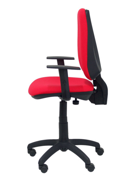 Silla de oficina Elche CP bali rojo brazos regulables (4)