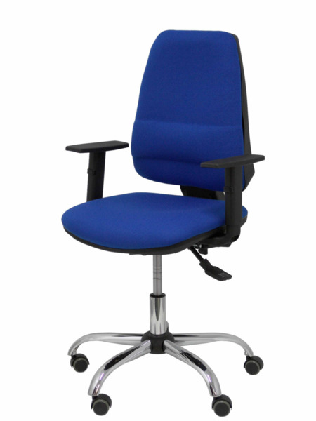 Silla de oficina Elche S 24 horas bali azul con refuerzo lumbar (3)