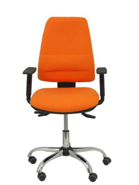 Silla de oficina Elche S 24 horas bali naranja con refuerzo lumbar (2)