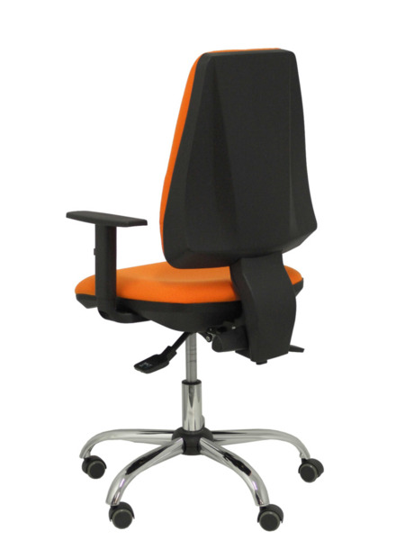 Silla de oficina Elche S 24 horas bali naranja con refuerzo lumbar (5)