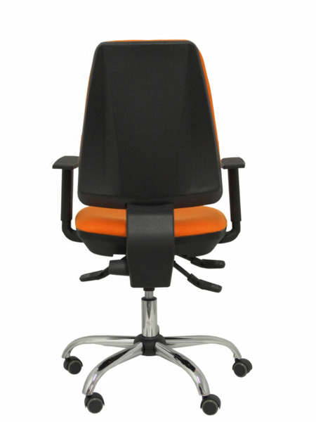 Silla de oficina Elche S 24 horas bali naranja con refuerzo lumbar (6)