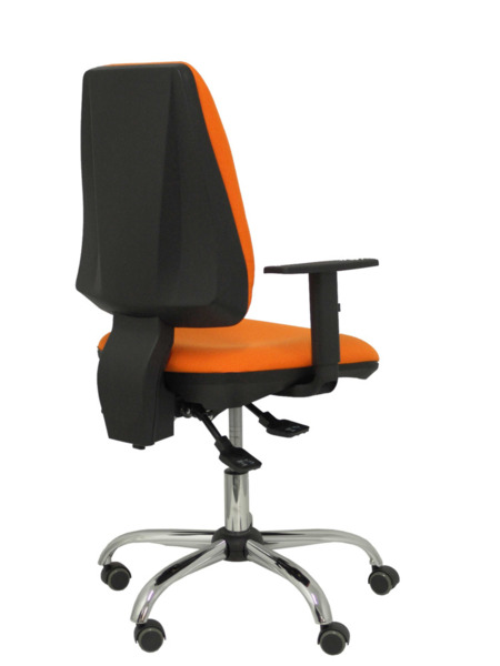 Silla de oficina Elche S 24 horas bali naranja con refuerzo lumbar (7)