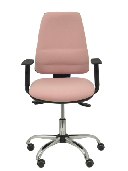 Silla de oficina Elche S 24 horas bali rosa con refuerzo lumbar (2)