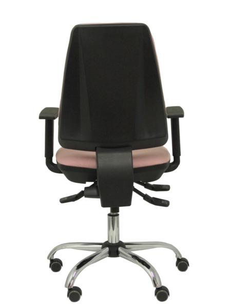 Silla de oficina Elche S 24 horas bali rosa con refuerzo lumbar (6)