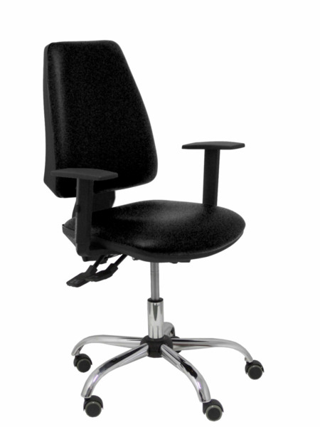 Silla de oficina Elche S 24 horas similpiel negro