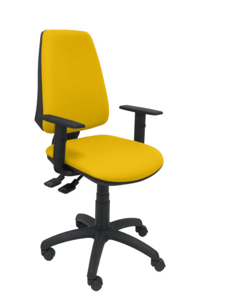 Silla de oficina Elche S bali amarillo brazos regulables